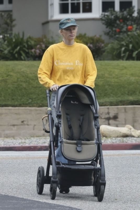 ELSA HOSK on a Relaxing Morning Stroll Near Her Home in Pasadena 04/25/2024
