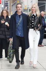 ELSPETH KELLER Arrives at Late Show with Stephen Colbert in New York 04/18/2024