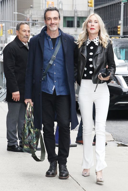 ELSPETH KELLER Arrives at Late Show with Stephen Colbert in New York 04/18/2024