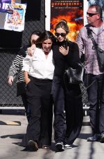 EMILY BLUNT Arrives at Jimmy Kimmel Live! at El Capitan Entertainment Centre in Hollywood 04/29/2024