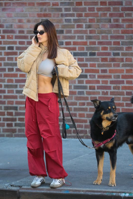 EMILY RATAJKOWSKI Out and About in New York 04/15/2024