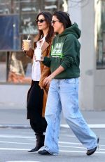 EMILY RATAJKOWSKI Out with a Friend in New York 04/08/2024