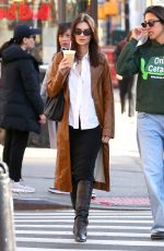 EMILY RATAJKOWSKI Out with a Friend in New York 04/08/2024