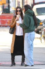 EMILY RATAJKOWSKI Out with a Friend in New York 04/08/2024