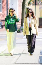 EMILY RATAJKOWSKI Out with a Friend in New York 04/26/2024