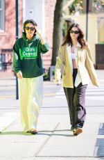 EMILY RATAJKOWSKI Out with a Friend in New York 04/26/2024