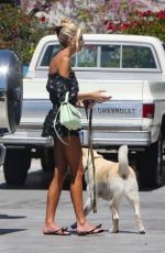 EMMA HERNAN Out with Her Dog in West Hollywood 04/09/2024