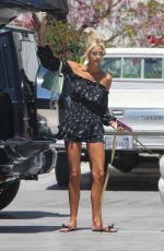 EMMA HERNAN Out with Her Dog in West Hollywood 04/09/2024