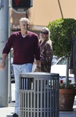EMMA KROKDAL and Dolph Lundgren Out for Lunch in Los Angeles 04/19/2024