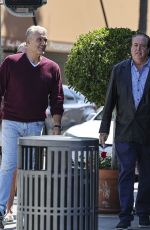 EMMA KROKDAL and Dolph Lundgren Out for Lunch in Los Angeles 04/19/2024
