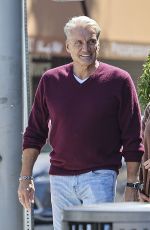 EMMA KROKDAL and Dolph Lundgren Out for Lunch in Los Angeles 04/19/2024