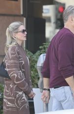 EMMA KROKDAL and Dolph Lundgren Out for Lunch in Los Angeles 04/19/2024