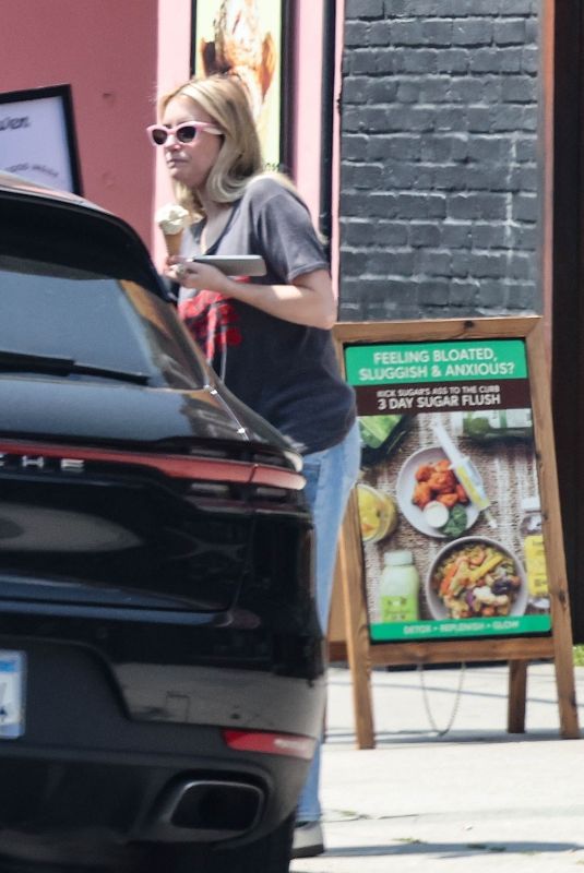 EMMA ROBERTS Out for Ice Cream in Los Angeles 04/20/2024