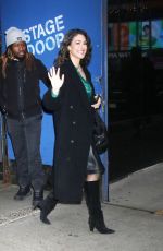 ERIELLE RESHEF Arrives at GMA Studios in New York 04/01/2024