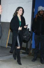 ERIELLE RESHEF Arrives at GMA Studios in New York 04/01/2024