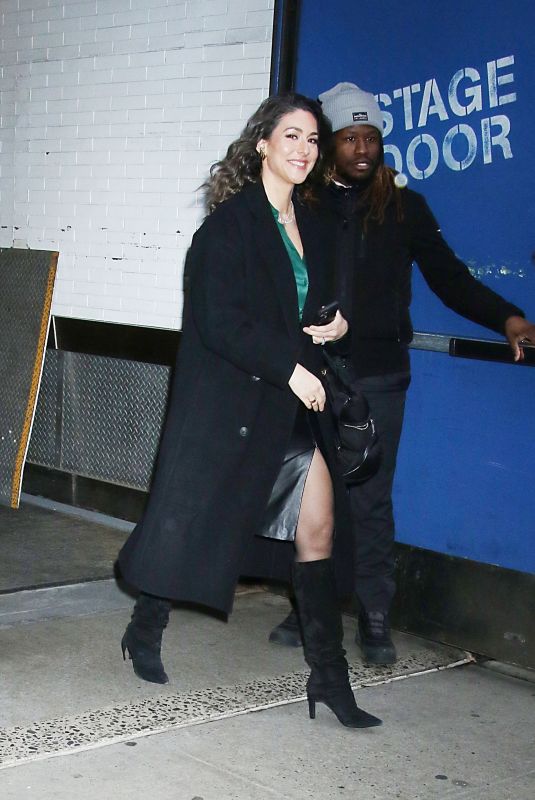 ERIELLE RESHEF Arrives at GMA Studios in New York 04/01/2024