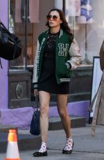 FAMKE JANSSEN Out in New York 04/14/2024