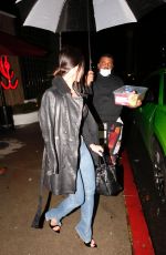 FARRAH ALDJUFRIE Leaves Catch Steak in West Hollywood 03/31/2024