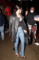 FARRAH ALDJUFRIE Leaves Catch Steak in West Hollywood 03/31/2024