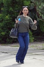 FARRAH ALDJUFRIE Out Viewing a Property in West Hollywood 04/05/2024