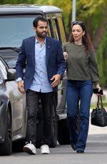 FARRAH ALDJUFRIE Out Viewing a Property in West Hollywood 04/05/2024