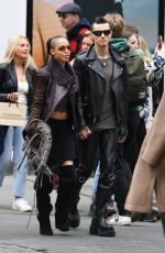 FKA TWIGS and Jordan Hemingway Out in New York 04/19/2024