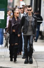 FKA TWIGS and Jordan Hemingway Out in New York 04/19/2024