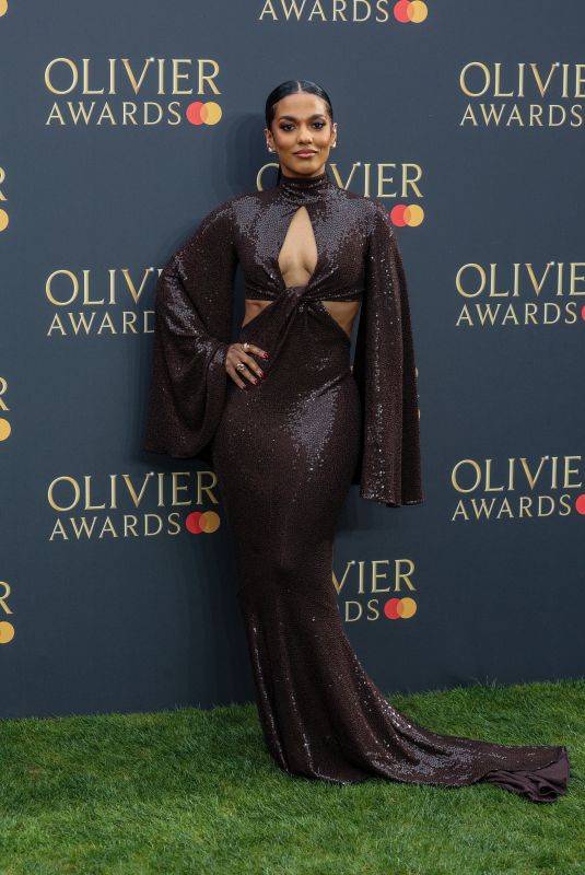 FREEMA AGYEMAN at Olivier Awards 2024 at Royal Albert Hall in London 04/14/2024