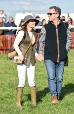 GERI HALLIWELL at Point to Point Races in Buckinghamshire on Easter Saturday 03/30/2024