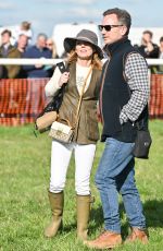 GERI HALLIWELL at Point to Point Races in Buckinghamshire on Easter Saturday 03/30/2024