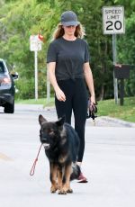 GISELE BUNDCHEN Out with Her Dog in Miami Beach 04/16/2024