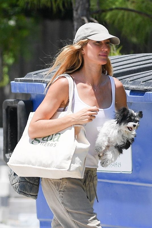 GISELE BUNDCHEN Out with Her Dogs in Miami 04/20/2024