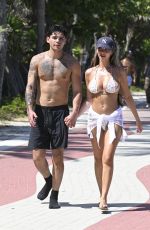 GRACE BOOR in Bikini at a Beach in Miami Beach 04/23/2024