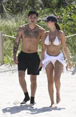 GRACE BOOR in Bikini at a Beach in Miami Beach 04/23/2024