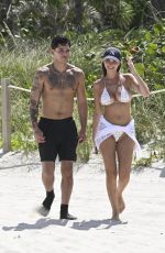 GRACE BOOR in Bikini at a Beach in Miami Beach 04/23/2024