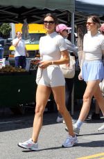 HAILEE and ABBEY LAUTENBACH Out at Farmers Market in Los Angeles 04/07/2024