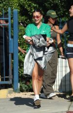 HAILEY BIEBER Leaves Revolve Festival in Palm Springs 04/13/2024