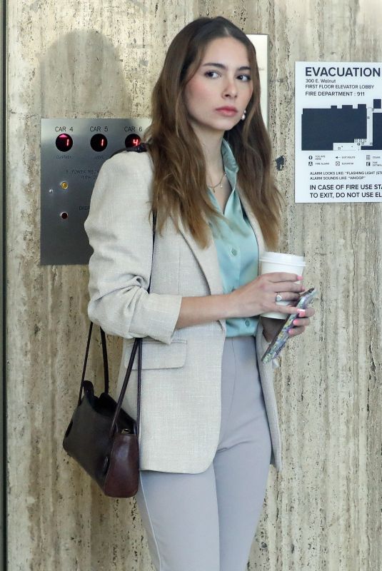 HALEY PULLOS After Court Hearing in Los Angeles 04/08/2024