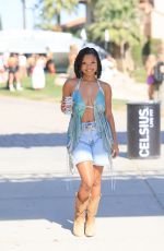HALLE BAILEY at CELSIUS Cosmic Desert Event at Coachella in Indio 04/12/2024