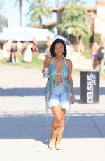 HALLE BAILEY at CELSIUS Cosmic Desert Event at Coachella in Indio 04/12/2024