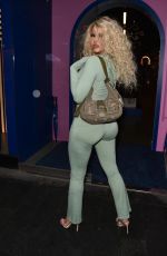HANNAH ELIZABETH Arrives at Liverpool One for the Shein Pop Up Shop 04/18/2024