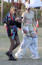 HEIDI KLUM Arrives at Coachella in Indio 04/14/2024