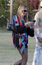 HEIDI KLUM Arrives at Coachella in Indio 04/14/2024