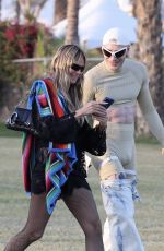 HEIDI KLUM Arrives at Coachella in Indio 04/14/2024
