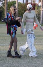 HEIDI KLUM Arrives at Coachella in Indio 04/14/2024