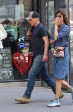 HELENA CHRISTENSEN Out with a Friend in New York 04/16/2024