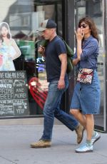 HELENA CHRISTENSEN Out with a Friend in New York 04/16/2024