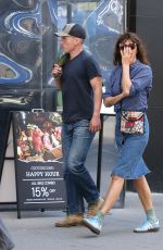 HELENA CHRISTENSEN Out with a Friend in New York 04/16/2024