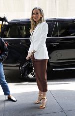 HILARIE BURTON Arrives at NBC Studios in New York 04/17/2024