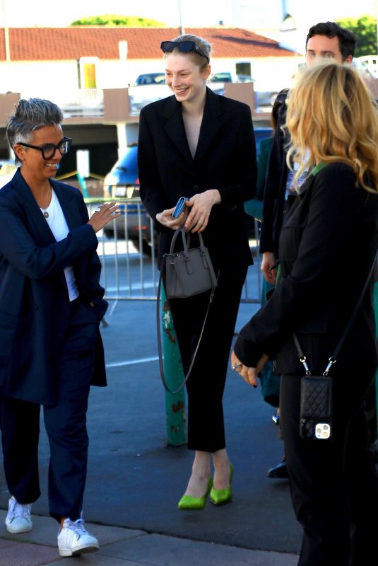 HUNTER SCHAFER Arrives at Challengers Premiere at Westwood Village Theater in Los Angeles 04/16/2024